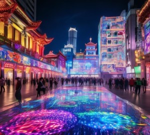 武汉数字秀 unique charm