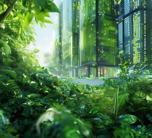 绿色动态壁纸，商务时代的新范式