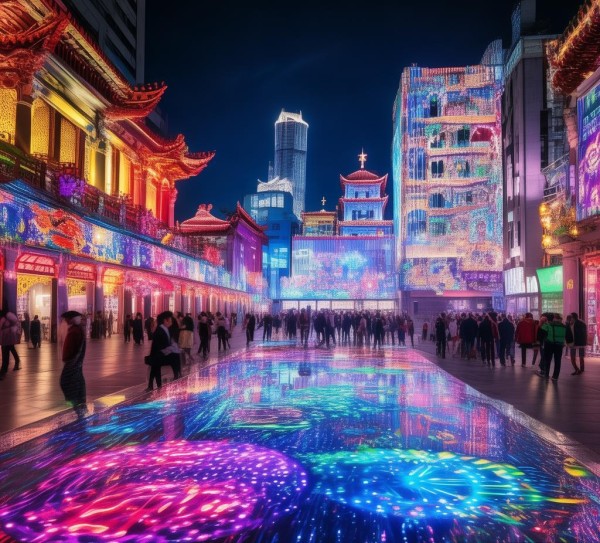 武汉数字秀 unique charm